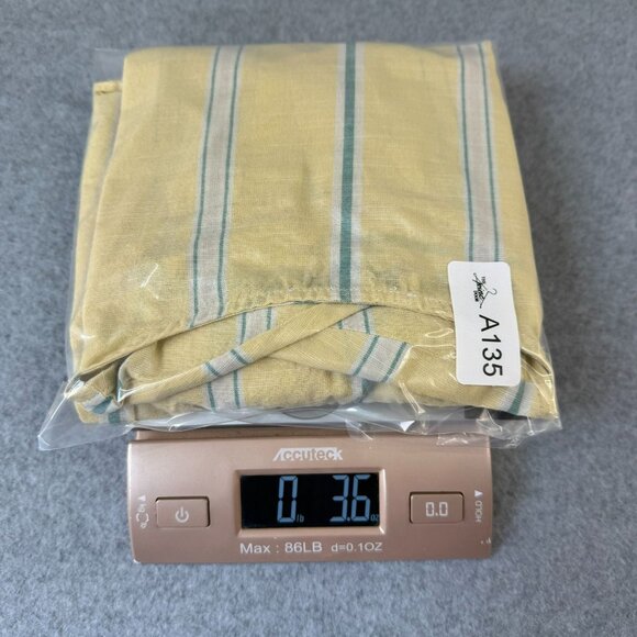 Madewell Womens Size XXS Yellow Green Atlantic Stripe Blouse Button Front Top - Picture 12 of 13